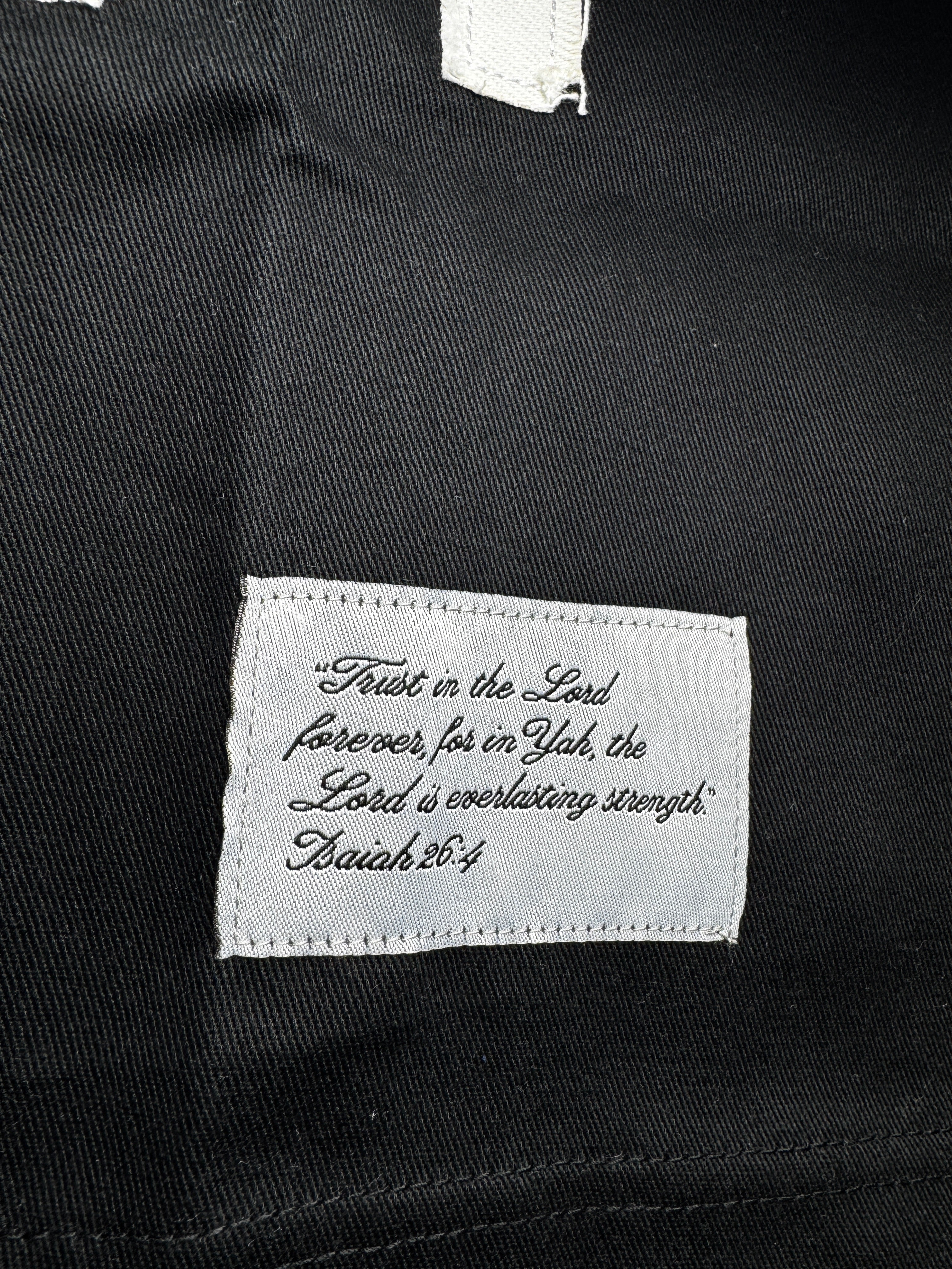"Pray First” Zip-up Worker Tee