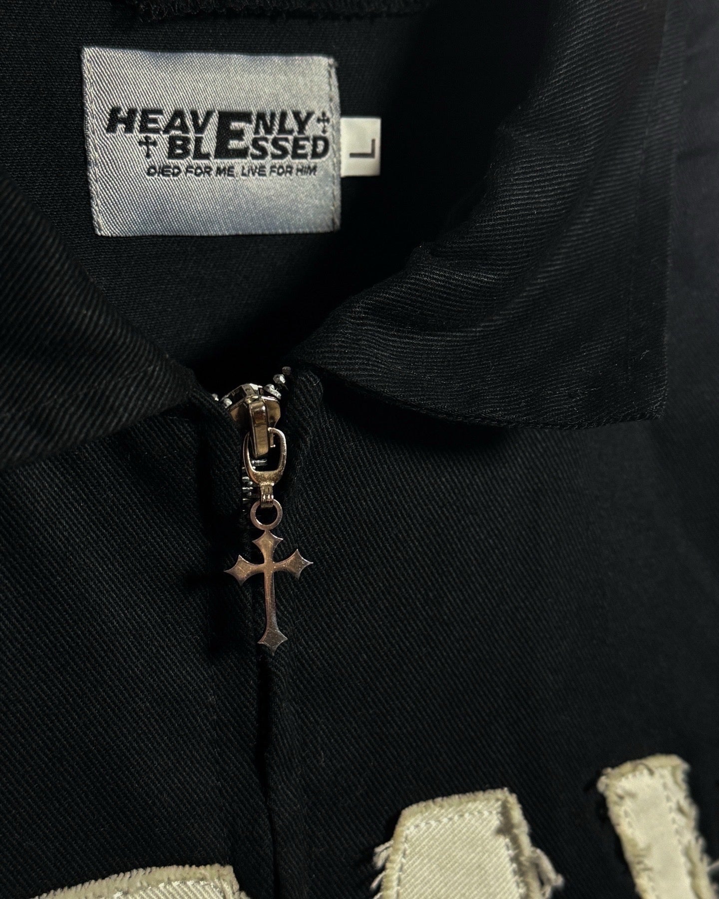 "Pray First” Zip-up Worker Tee