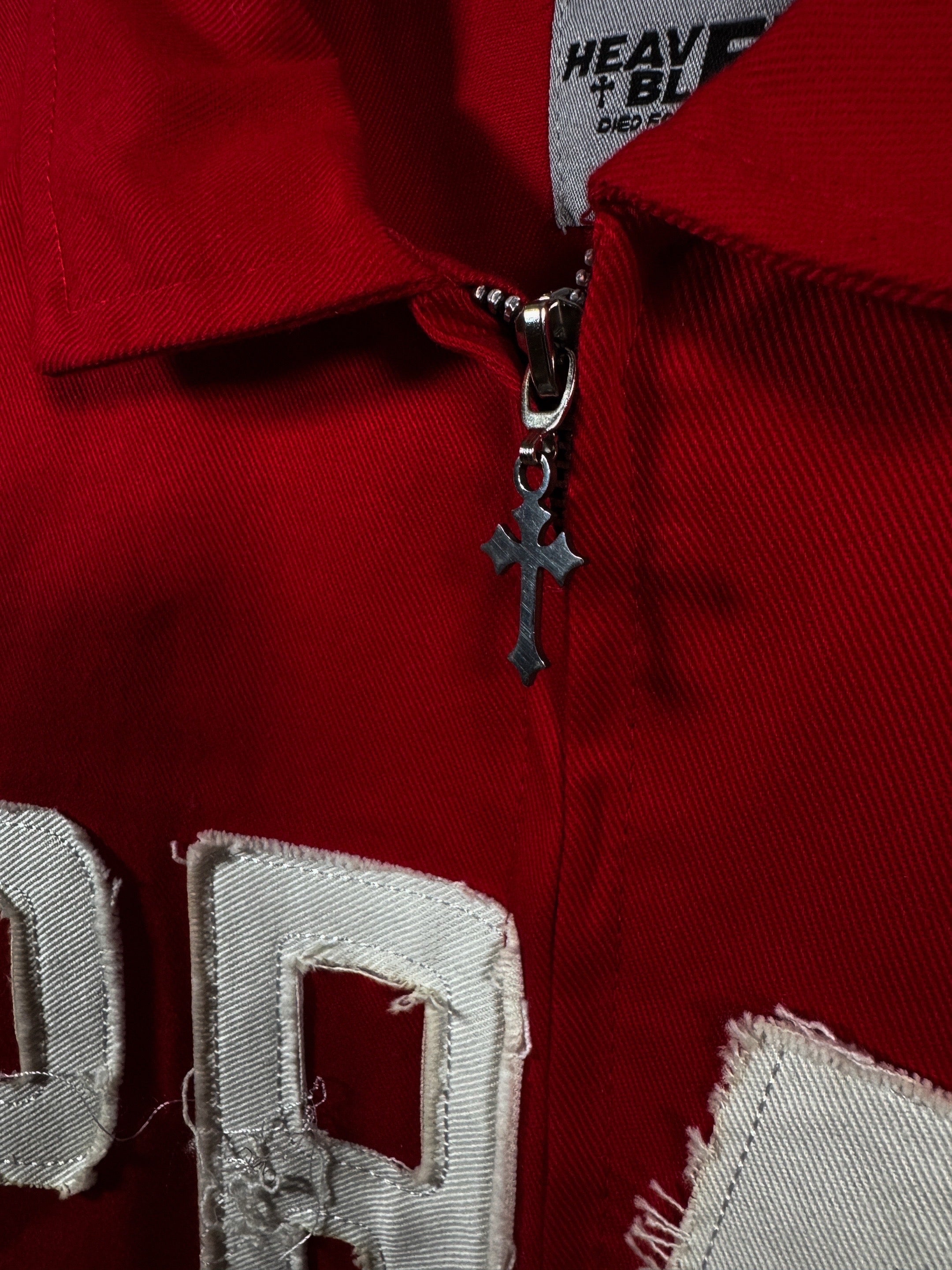 "Pray First” Zip-up Worker Tee